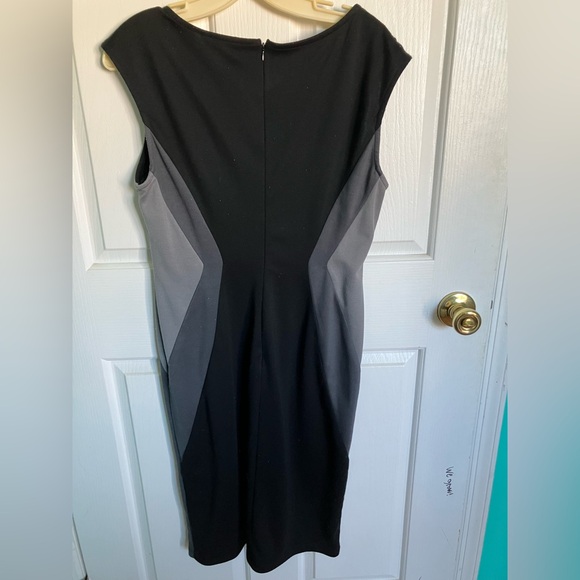 Rampage Black and Gray Midi Dress - Picture 4 of 4